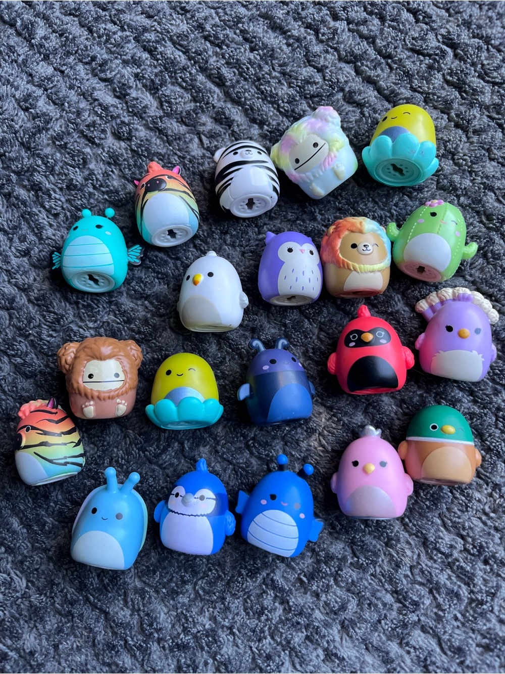 Squish-A-Longs by Squishmallows Lot  20pc Figures Various Characters Collection